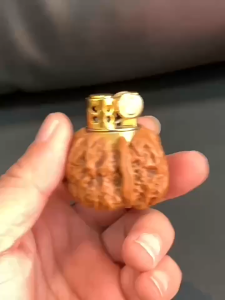 Portable Brass Oil Lighter with Replaceable Flint & Cotton Wick