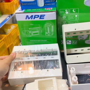 (MPE) Hộp gắn nổi đơn đôi - hộp nhựa nổi cho CB cóc Seri A60 A70