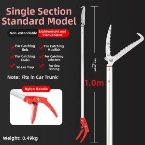OKOutdoor | Snake Resistant Crab Fishing Pliers Stainless Steel