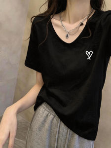 JIAOZAO | Áo Thun Sơ Mi Dáng Ôm Cổ U