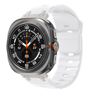 For Galaxy Watch 7 ultra 47mm Strap Samsung Galaxy Watch ultra Strap 47mm Accessories Sport silicone Band Bracelet