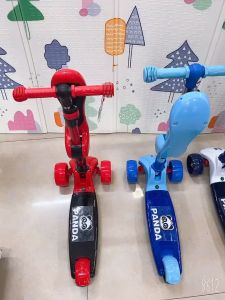 Xe trượt Scooter kiêm xe chòi chân có nhạc chịu lực 40kg - mẫu 2021