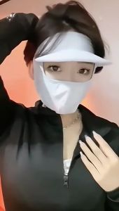 Khẩu Trang Phối Vành Trong Chống Nám Khăn Chống Nắng Phủ Hết Mặt RQN2367 - REQUANE