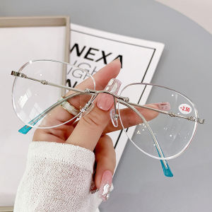 New Frameless Progressive Prescription Glasses For Men Trendy And Classic Style.3306