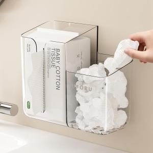 TAOXIAOHE | Reusable Facial Towel Storage Box Wall Mounted