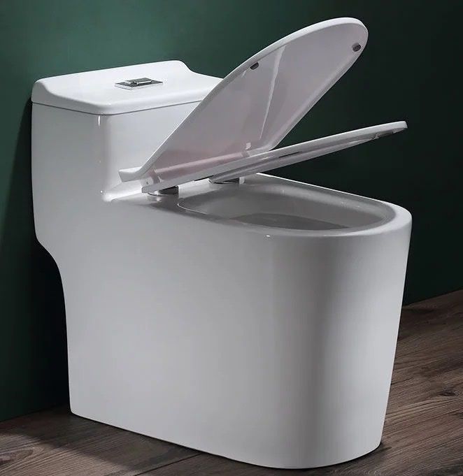 Bồn cầu liền khối, bồn cầu 1 khối, Bệt 1 khối xả xoáy kết hợp xả đẩy nắp đóng êm, toilet 1 khối nhập khẩu