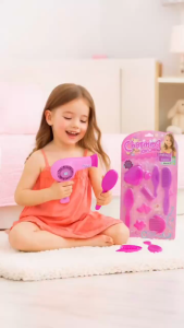 [KST] Mainan Salon Anak Charming Jewellery Hair Dryer Makeup Set Cermin Sisir Kado Ulang Tahun