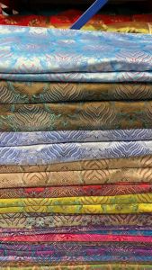 Diy Costume Kimono Cos Silk Peacock Tail Sewing Damask Jacquard Brocade Fabric