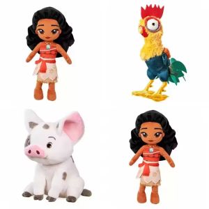 Disney | Disney Moana Plushes Doll Anime Pig Princess Chicken Stuffed Animals Bed Room Ornament Home Decor Girls Classics Toys Gift