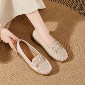 SHIPAILUO | Comfortable Breathable Anti-Slip Lightweight Hollow Out Soft Bottom Womens Single Shoes For Mothers And Middle-Aged Ladies