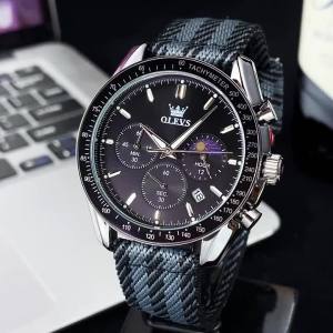 OLEVS | OLEVS Brand Multifunctional Quartz Watch Night Light Mens Watch 3630