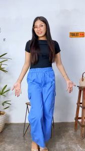 LOVE PANT CELANA KULOT PINGGANG FULL KARET // 3 PCS 100 RIBU Santai Denim Jeans Wanita Panjang Dewasa Cewek