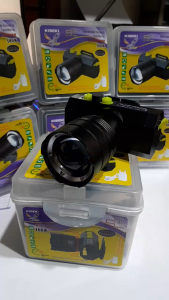 SENTER KEPALA CK-ZOOM 8 150w SENTER KEPALA SUPER TERANG 150WATT TELESKOP LED FOKUS CAHAYA PUTIH