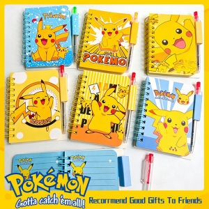 Kawaii Pokemon Pikachu Diary Notebook Cartoon School Stationery Portable Coil Book Office Supplies Holiday Gift for Kids