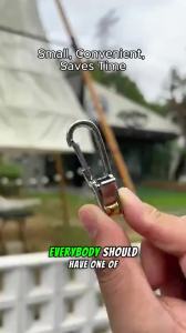 Rope Tying Tool And Tensioner with Roller Tensioner Heavy-Duty Retractable Buckle with Accessory Rope Suitable for Camping