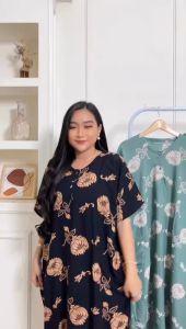 Daster Murah 100 Dapat 4 Baju Daster Paket 100rb Baju Tidur Murah Daster Pelangi Jumputan - Motif dan Warna Random - Allsize (REAL PICT)