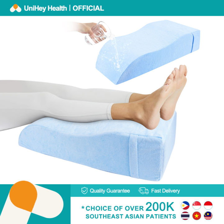 Bolster Pillow Memory Foam Knee Cushion 【UniHey】Leg Elevation - Main Image