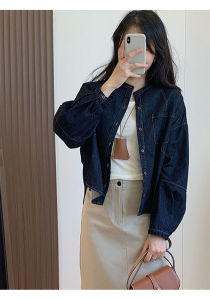 AIYILU | Áo Khoác Jeans Ngắn Thời Trang Dễ Thương