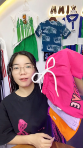 Quần Đùi Bé Gái Vải Cotton 4 Chiều In Chữ LOVE Cho Bé 13-37kg Quần Short Bé Gái - Brand CON XINH
