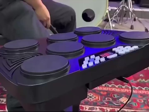 Electronic Drum Set Multifunction Portable 7 Velocity-Sensitive Pads Tabletop Drum Built-in 2Speaker