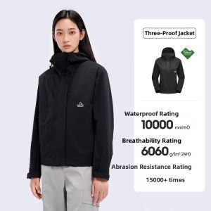 PELLIOT | Waterproof Anti-Oil Outdoor Jacket Single Layer 3 Protections