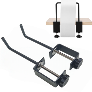 Tabletop Paper Roll Holder Metal Dispenser Adjustable Fits Tables Up to 1.8 Inch and Paper Rolls Up to 7 Inch for Craft Drawing