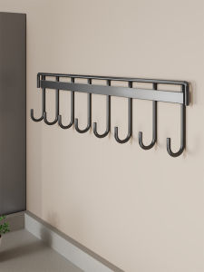 QINQI | Multi-function Wall Mounted Kitchen Hanging Rack No Drilling Required