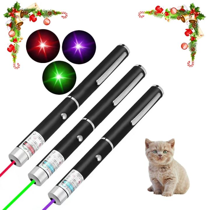 Laser Pointer Led Module 2-in-1 MINI Laser Pointer LED การฝึกอบรมสัตว์เลี้ยงไฟฉายของเล่นสําหรับ ...