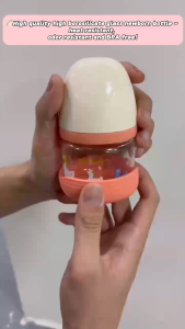 Comboer High borosilicate Glass Feeding bottle for Newborns 80/160/240ML baby bottle BPA Free