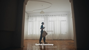 EarFun OpenJump  Open-Ear Comfort Hi-Res BassSurge™ Wireless Earbuds