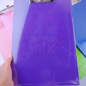 Papan Ujian / Papan Jalan / Papan Dada / Clipboard Plastik Folio