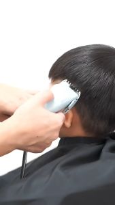 [MALAYSIA PLUG] HTC Baby Kids Children Rechargeable Hair Clipper  Wet & Dry Use (BL-066) Low Noise