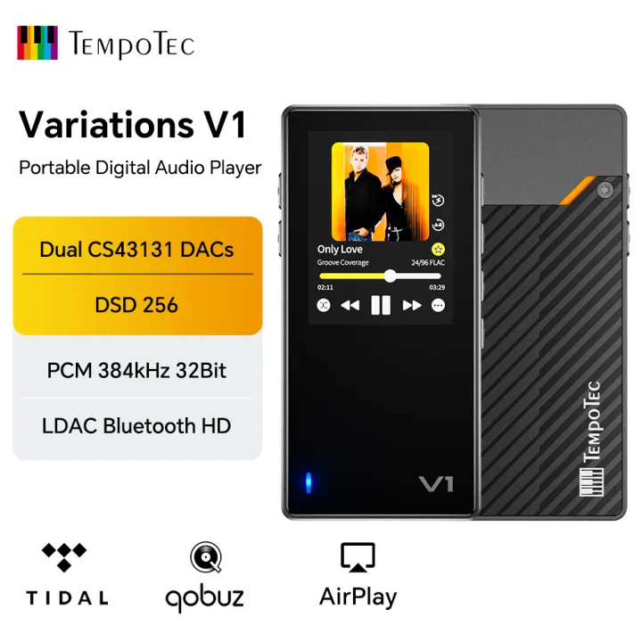 Tempotec V1 Máy nghe nhạc số di động Dual CS43131 DACs DSD 256 PCM 384kHz 32Bit LDAC Bluetooth HD HiFi Music Player với hỗ trợ Tidal Qobuz AirPlay | BigBuy360 - bigbuy360.vn Tempotec V1 Máy nghe nhạc số di động Dual CS43131 DACs DSD 256 PCM 384kHz 32Bit LDAC Bluetooth HD HiFi Music Player với hỗ trợ Tidal Qobuz AirPlay | BigBuy360 - bigbuy360.vn