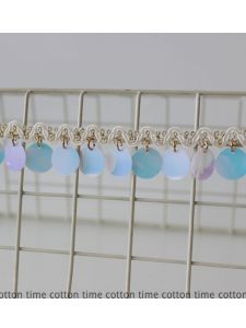 Cottontime Elsa ลูกไม้ตกแต่งสีประทับใจทำมือคุณภาพเยี่ยมสำหรับเสื้อผ้า รองเท้า หมวก อุปกรณ์เสริม วัสดุ DIY งานฝีมือ