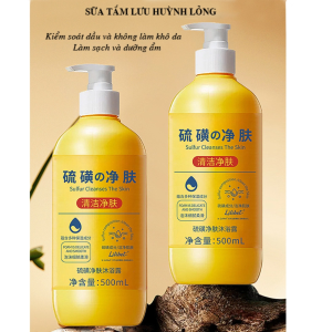 Sữa tắm Lưu Huỳnh lỏng kháng khuẩn ngừa mụn viêm da dị ứng ngứa... hàng chính hãng nhập khẩu