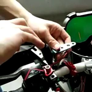 BREKET LAMPU TEMBAK BRAKET LAMPU SOROT SPION VARIASI MOTOR SERBA GUNA UNIVERSAL DUDUKAN LAMPU SOROT BEAT VARIO BAHAN TEBAL