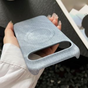 Vintage คาวบอยผ้าหนังสําหรับ Magsafe สําหรับ Google Pixel 9 8 7 8A 7A XL Pro Magsafe ครึ่งห่อป้องกัน