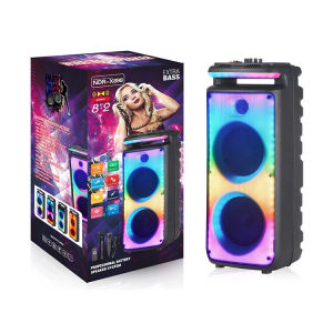 Loa bluetooth karaoke x898 loa partyboxloa nhóm  bass cực mạnh công suất lớn bass 20 kép tặng kèm 2 micro ko dây