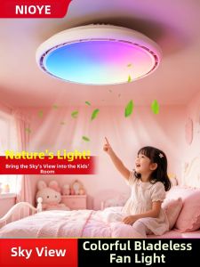 NIOYE | Natural Light Sunroof LED Fan Light Leafless