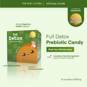 The Skin Lovers FullDetox Gut Candy | 1 Box: 15 Sachets