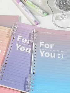 A4/B5 Spiral Notebook Loose Leaf Binder Notebook Coil Notepad Thickened School Office Supplies