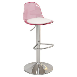 Bar Stool For Home Adjustable High Stool Bar Stool Cashier High Chair Acrylic Front Desk Transparent Bar Stool