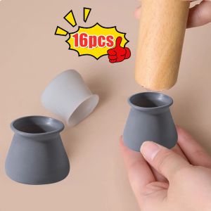 【BUY 8 TAKE 8】16pcs Silicone Table Foot Cushion Chair Leg Cover Non-Slip Wearable Floor Protective Cap Silent Thickened Silicone Table Chair Leg Cover Mat Caps Protection Bottom