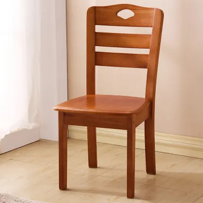Solid Wood Back Chair Dining Chair Modern Simple Style Wooden Home Dining Table Chair Disassembly Installation Instructions