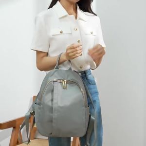 Yapak Jesselle Backpack Womens Fashion Simple Nylon Backpack