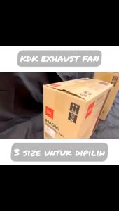 KDK 20AQM/25AQM/30AQM/15TGQZ/20TGQF/25TGQ/15WUD/20WUD/20ALA/25ALA CEILING WALL EXHAUST FAN (KIPAS EKZOS SILING & DINDING)