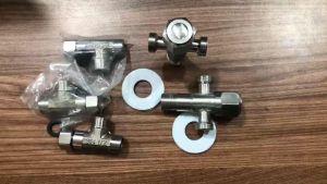 Van tê cầu inox 304 Van chia T Tê cầu chia nước phi 21mm