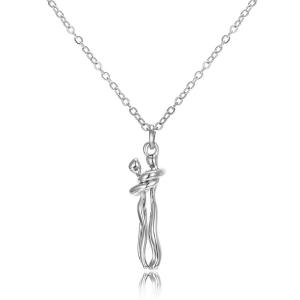 Dây Chuyền Choker Ôm Sát Thời Trang Mặt Dây Chuyền Thép Không Gỉ Dành Cho Nam Nữ Cặp Đôi Thiết Kế Hình Học Quà Tặng Hợp Thời Trang Cho Người Yêu