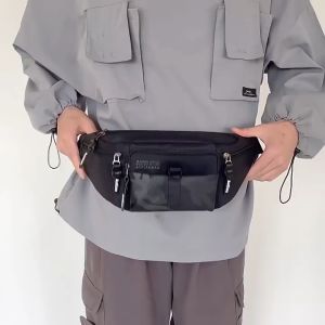 TAS PINGGANG WAISTBAG PRIA WATERPROOF SELEMPANG COWOK DISTRO CHEST SLING BAG KEREN IMPORT SL116