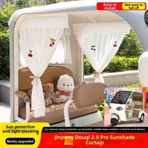 Sun Block Shade Sunscreen Window Curtain For Electric Tricycle